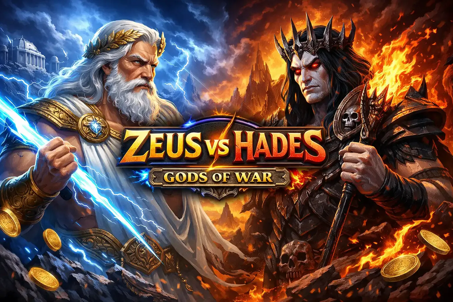Zeus vs Hades Gods of War